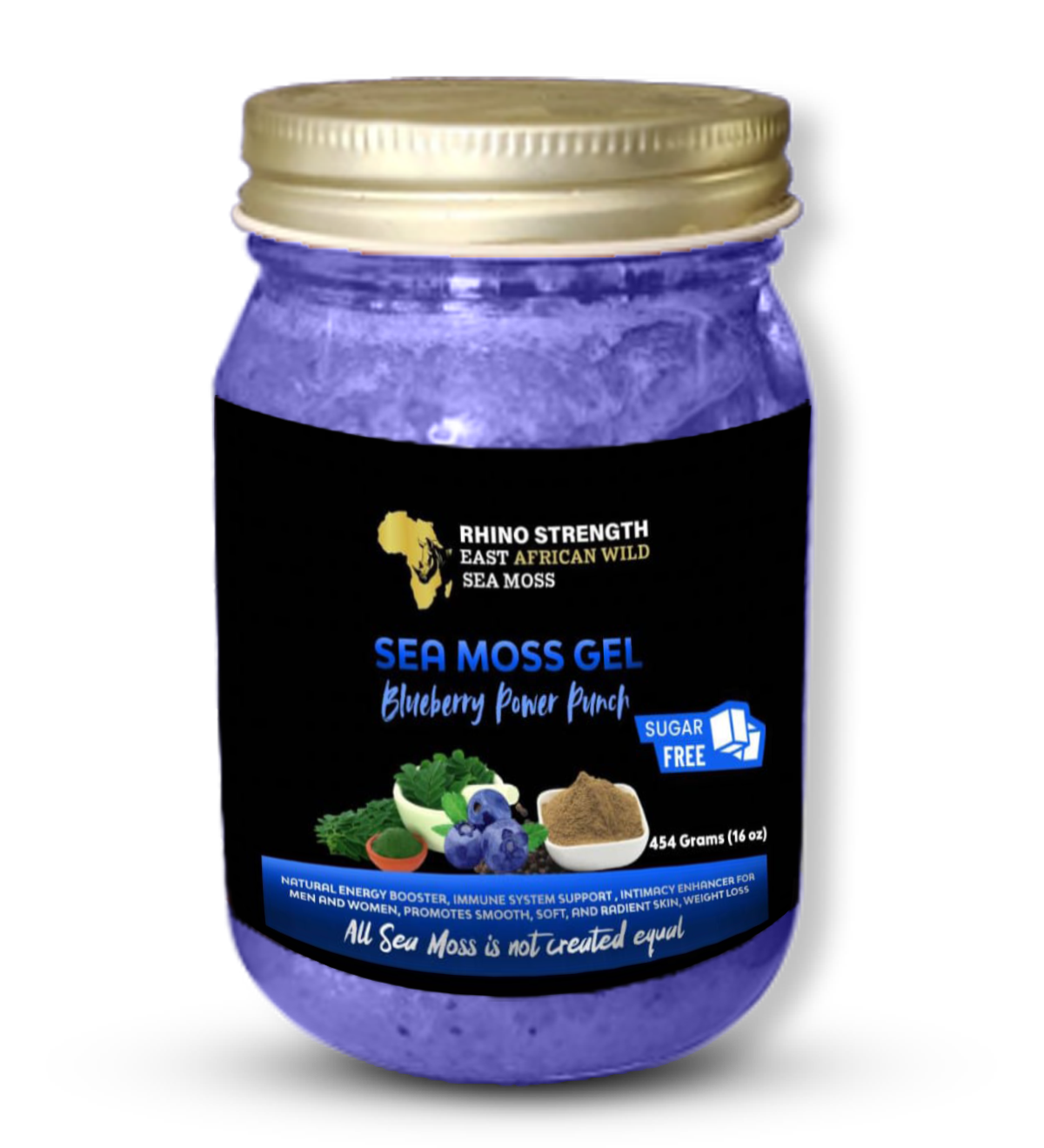 Sea Moss Gel Blueberry Power Punch  - 16oz